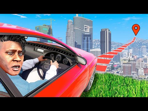 Видео: Я проехал ВСЮ КАРТУ по ПРЯМОЙ ЛИНИИ в GTA 5!! (Челлендж)