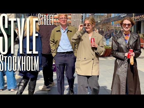 Видео: +10°C в Стокгольме☀️ | Что носят люди | Весенняя уличная мода в Стокгольме