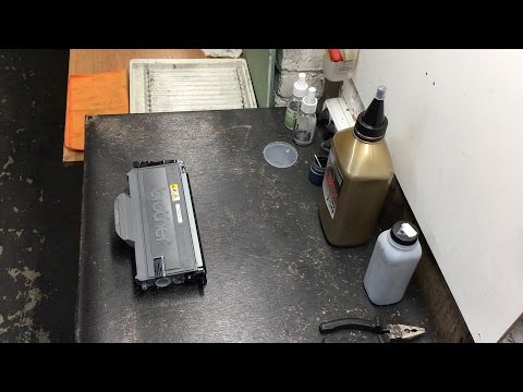 Видео: Заправка картриджа Brother TN-2175, TN-2135 без халтуры