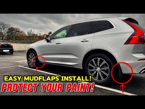 Видео: Установка брызговиков Volvo XC60, XC90, S60, V60, V90, S90