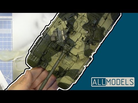 Видео: Zvezda T-90 1/35 part 24 пошаговая сборка