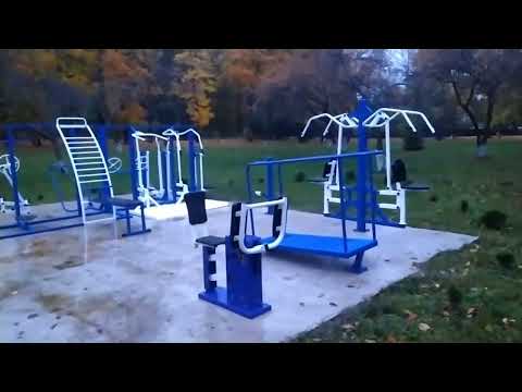 Видео: Уличный тренажерный комплекс Air Gym YTR003 и другие уличные тренажеры