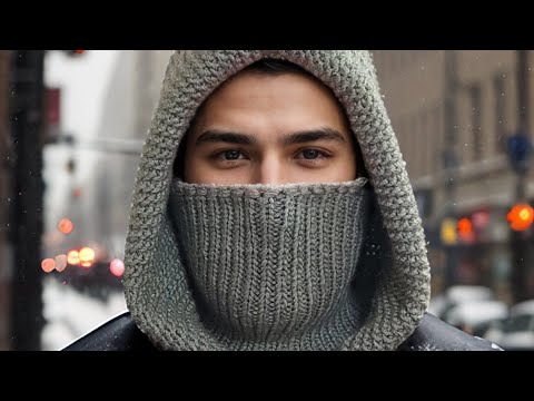 Видео: як в'язати капор  спицями ,