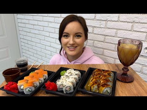 Видео: МУКБАНГ РОЛЛЫ ФИЛАДЕЛЬФИЯ ЗАПЕЧЕНЫЕ ОТВЕТЫ НА ВОПРОСЫ