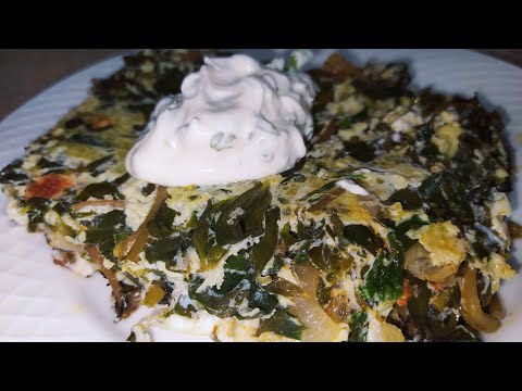 Видео: Омлет с ПОРТУЛАКОМ!!Вы такого не пробовали//ԴԱՆԴՈւՌՈՎ օմլետ!!Շատ համեղ տարբերակ!!