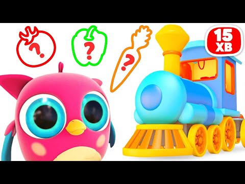 Видео: Вивчаємо овочі та фрукти з Совеням Хоп Хоп і Дятликом Тук Тук! Освітній мультфільм для дітей 🦉🍎🥕