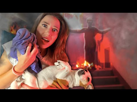 Видео: ПОЖАР В НАШЕМ ДОМЕ 🔥 ЭВАКУАЦИЯ | Элли Ди