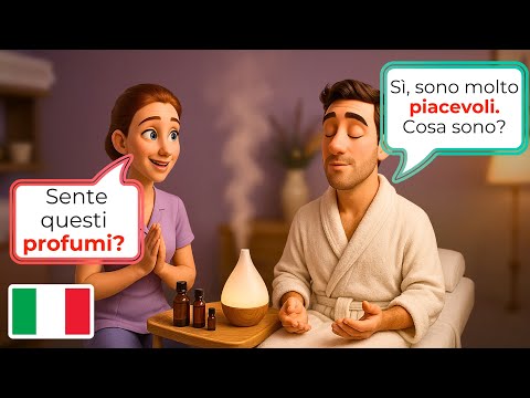 Видео: 🇮🇹 Расслабьтесь и учите итальянский в спа | Уровень A1-A2 | Учите итальянский через естественные ...