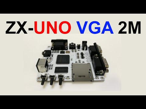 Видео: Мини Компьютер ZX-UNO VGA 2M - Обзор !!!