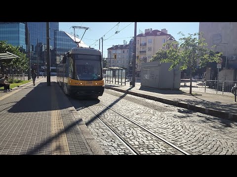 Видео: Трамвай 4 От Пл.Македония до Бъкстон (2356)