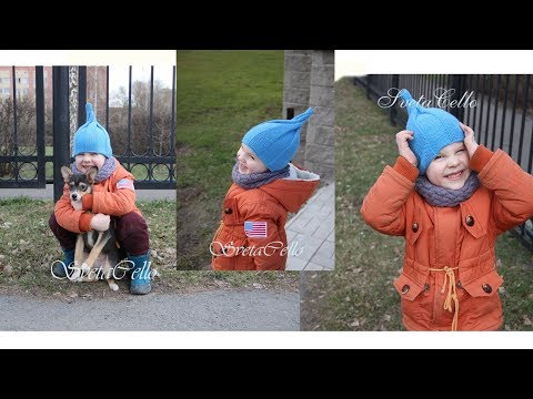 Видео: Knit Baby hat "Onion Beanie"\With English subtitles\Детская шапочка Луковка