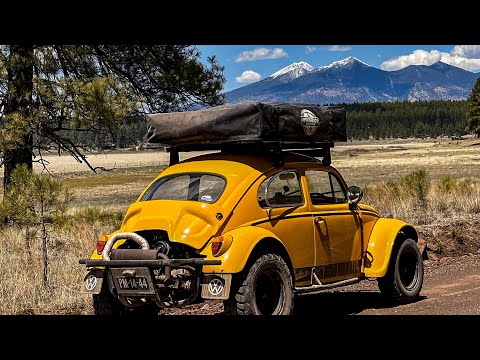 Видео: E13 За рулём моего VW Beetle в Гранд-Каньон! Кемпинг в Седоне и Флагстаффе | Baja Bug Overland