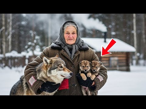 Видео: Пожилая женщина спасла волчицу — и то, что произошло потом, потрясло весь посёлок