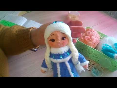 Видео: Снегурочка крючком//Автор И. Кистаева//МК, Часть - 2 // Тело.