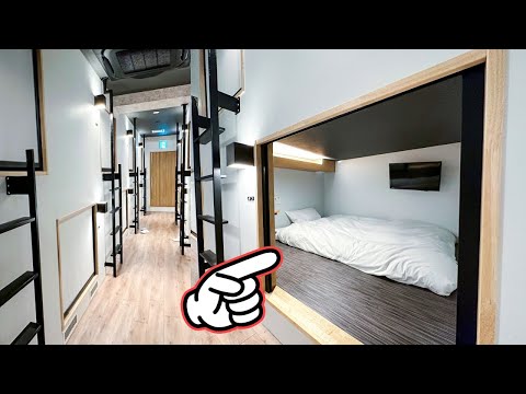 Видео: Слишком популярен! Капсульный отель полон каждый день 😴🛌 Осака Япония 🇯🇵 hotel atarayo osaka