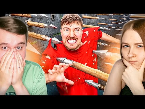 Видео: MrBeast: Самая Смертельная Полоса Препятствий в Мире! Реакция Алекс Фокс