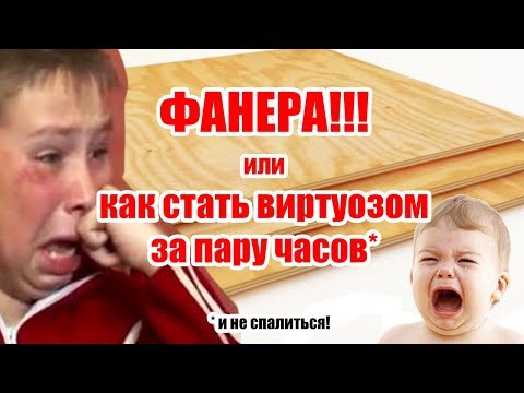 Видео: ФАНЕРА!!! или Как стать виртуозом за пару часов