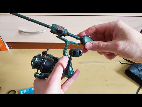 Видео: Собираю снасть для мормышинга Dayo Prestige 0.2- 0.8g  катушка 800 и шнур