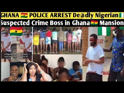 Видео: ГАНА 🇬🇭 ПОЛИЦИЯ АРЕСТОВАЛА смертельно опасного нигерийца🇳🇬 Подозреваемый криминальный авторитет в...