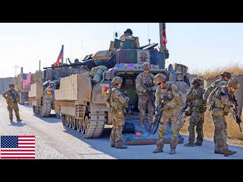 Видео: Армия США в Сирии. Боевые машины Bradley в составе коалиционных сил.