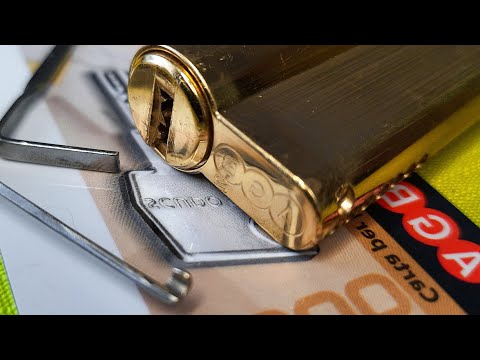 Видео: [225] Эффективный метод! Как открыть замок без ключа?