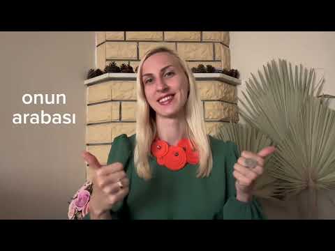 Видео: Турецкий язык. Аффиксы принадлежности🇹🇷 #турецкийязык #турецкийдляначинающих #урокитурецкогоязыка 