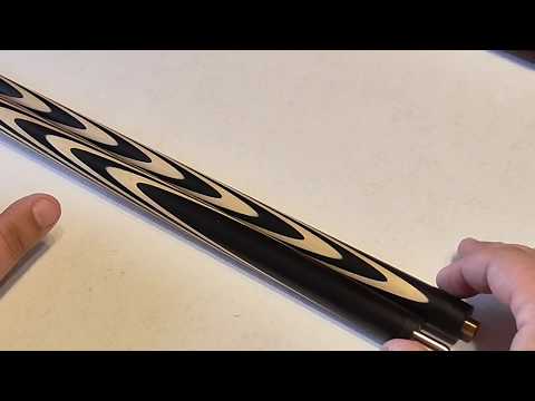 Видео: Бильярдный кий Батченко 7х6 черный граб