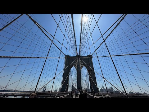 Видео: 1 мая в Нью Йорке 💐 Бруклинский мост #ньюйорк