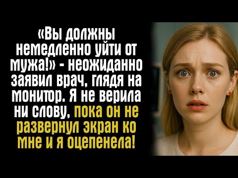 Видео: «Вы должны немедленно уйти от мужа!» — неожиданно заявил врач, глядя на монитор. Я не верила ни...