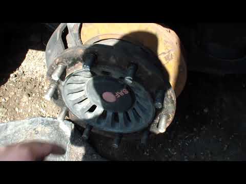 Видео: Замена  тормозных колодок на полуприцепе когель.