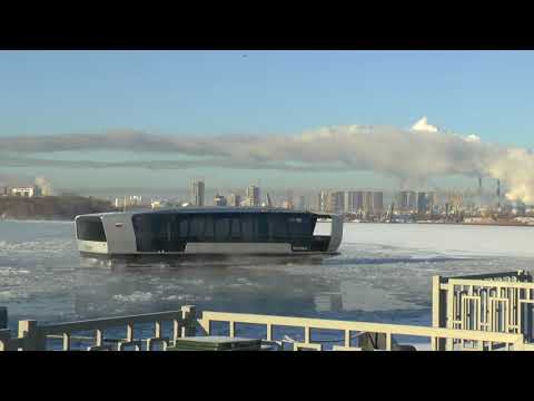 Видео: на электросудне по москва реке в мороз 23градуса