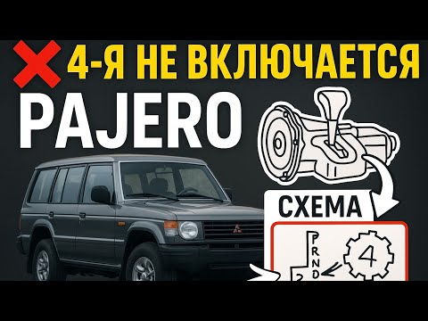 Видео: Паджеро 1995 год не переключается на четвертую скорость!!! Как работает четвёртая скорость.