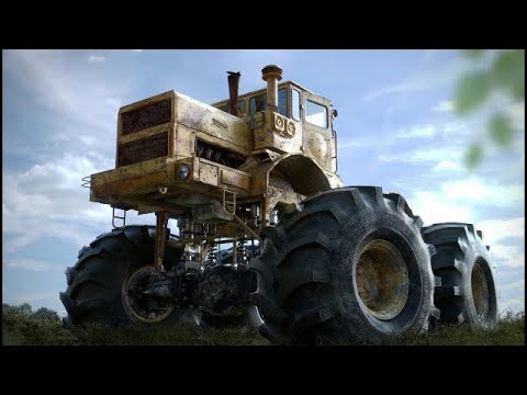 Видео: монстр бездорожья легендарный трактор кировец к 700 к 701 по бездорожью