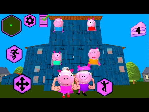 Видео: СВИНКА СОСЕДИ СТАЛИ СИЛЬНЕЕ! обновленная Игра ПИГГИ Свинка Пеппа - Piggy Neighbor