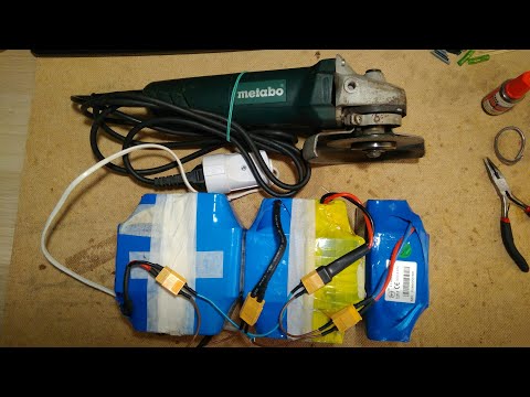 Видео: Болгарка на аккумуляторах. Миф или реальность?