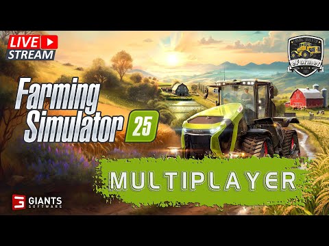 Видео: 🔴 🅻🅸🆅🅴 🚜 Farming Simulator 25 💥 ПЕРВЫЙ ОБЗОР | МП #eFarmer #eSounds #farmingsimulator25