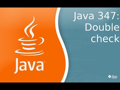 Видео: Урок Java 347: проблема double check