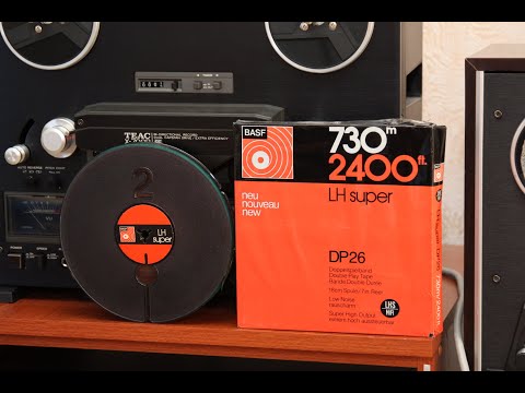 Видео: BASF DP26 LH Super Hi-Fi (730m) тестируем на TEAC X-700R