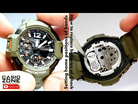 Видео: Замена батарею G-Shock (с субтитрами)