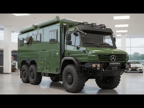 Видео: БЕЗУМНЫЙ Mercedes Unimog U5070 Expedition Truck — самый роскошный автодом, способный выдержать лю...