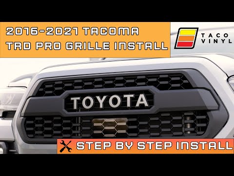 Видео: Установка решетки радиатора Tacoma Pro с фронтальной камерой и TSS (ПОЛНОСТЬЮ)