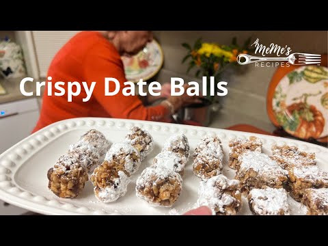Видео: Рецепты MeMe | Хрустящие финиковые шарики