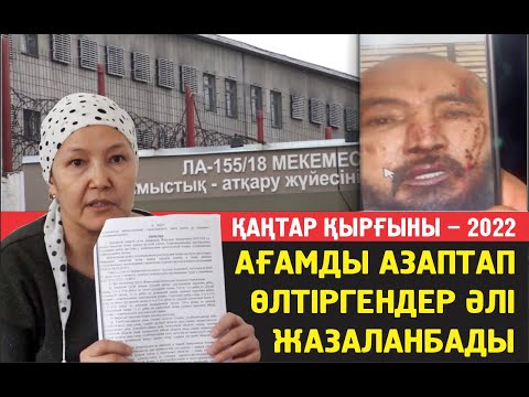 Видео: Ләззат Анафияева: Ағамды азаптап өлтіргендер әлі бостандықта жүр