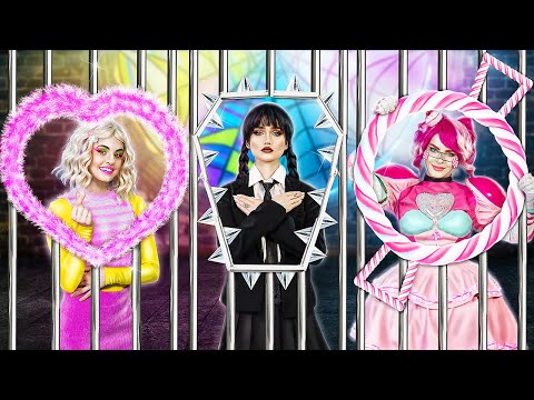 Видео: Уэнсдей Аддамс vs Сюзи Снэктайм! Инид пропала!