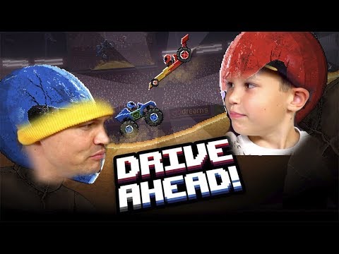 Видео: Разбиваем головы противникам в Drive Ahead