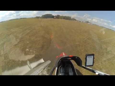 Видео: Final glide on Jantar Standard 3. Долет на планере.