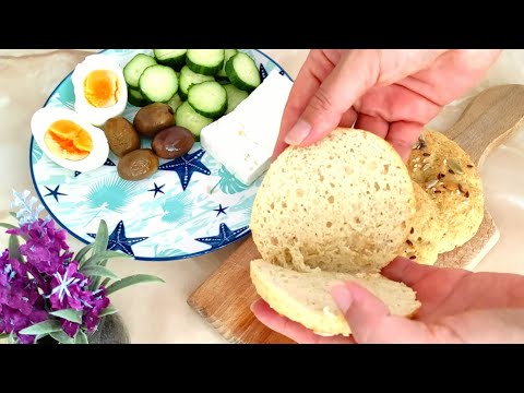 Видео: Низкоуглеводные булочки на завтрак. Кето хлеб! Легкий хлеб без муки и дрожжей.