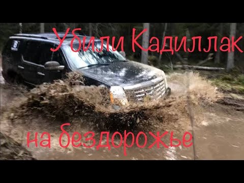 Видео: Убили Кадиллак Эскалейд на бездорожье Offroad Офроуд