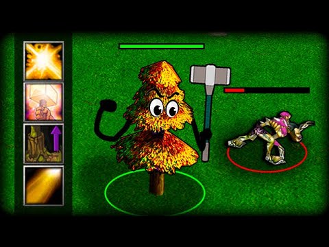 Видео: Первый паладин ДЕРЕВО в Warcraft 3!