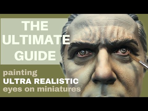 Видео: ЖИВОПИСЬ «УЛЬТРАРЕАЛИСТИЧНЫЕ» ГЛАЗА НА МИНИАТЮРАХ (ПОЛНОЕ РУКОВОДСТВО) *2020*